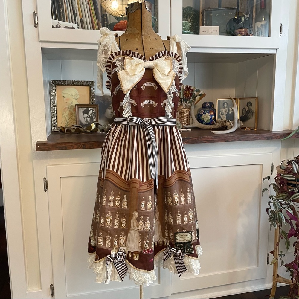 Rare Baby The Stars Shine Bright Brown Florence's Medicine Japan Lolita dress